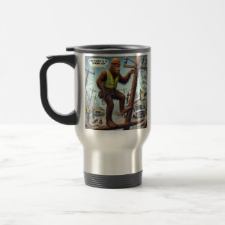 DADDYS ARBEIT' DER POLE SO MOMMY NICHT! MUG REISEBECHER