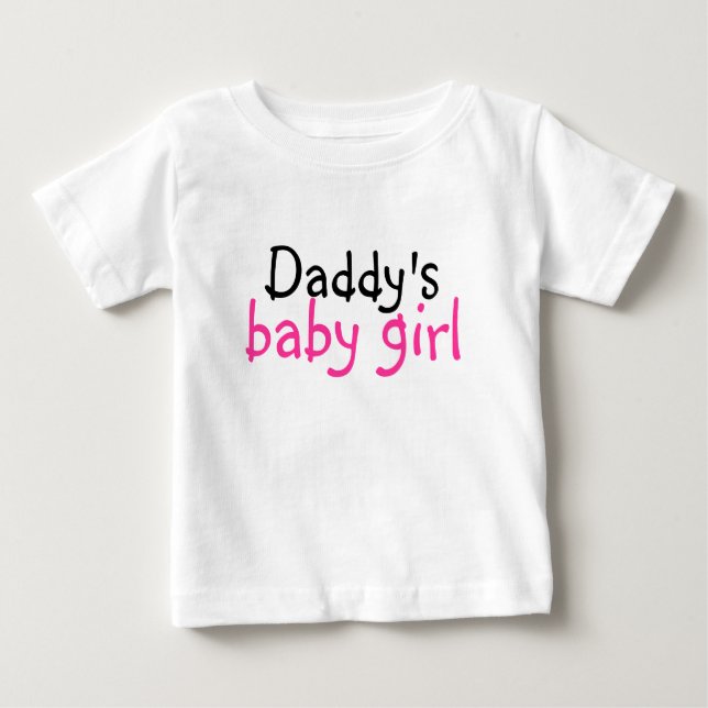 Daddy's Baby Girl Baby T-shirt (Vorderseite)