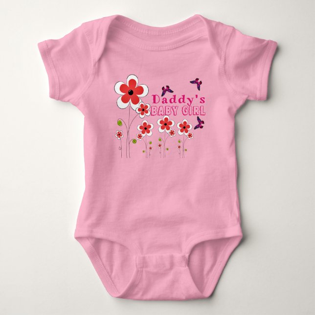 Daddy's baby girl strampler (Vorderseite)