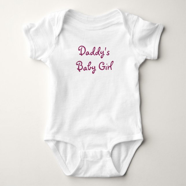 Daddy's Baby Girl Strampler (Vorderseite)