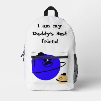 Daddy's Best Friend School Bag Bedruckter Rucksack