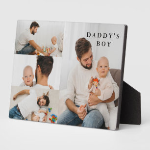 Daddy's Boy - Foto Collage Vatertag Foto Fotoplatte