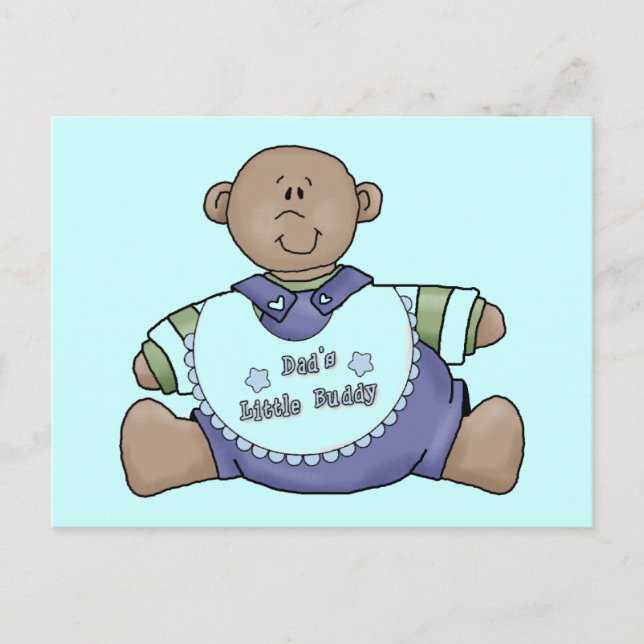 Daddy's Buddy African American Tshirts and Gifts Postkarte (Vorderseite)