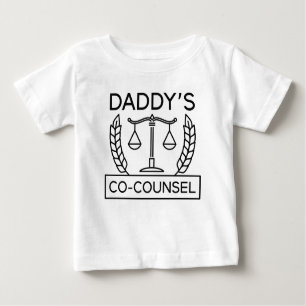 Daddys Co-Counsel Baby T-shirt