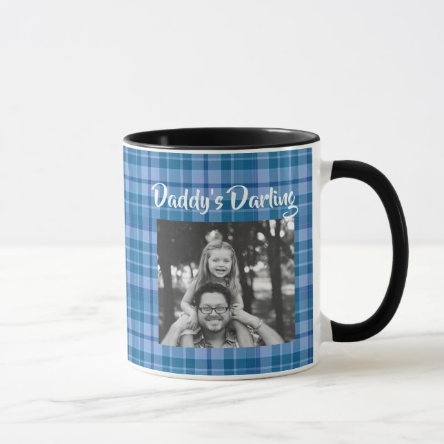 Daddy's Darling Father Daughter-Geschenk Tasse (Rechts)