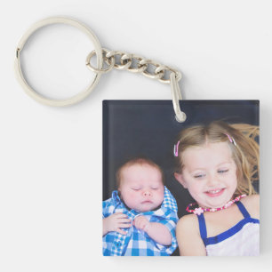 Daddy's Darlings Children's Foto Key Chain Schlüsselanhänger