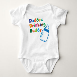 Daddy's Drinking Buddy Baby Strampler