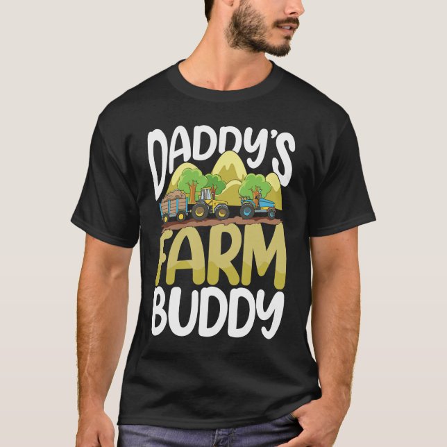 Daddy's Farm Buddy for a Farmer T-Shirt (Vorderseite)