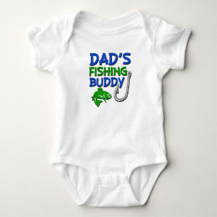 Daddy's Fishing Buddy lustiges Baby Boy Shirt