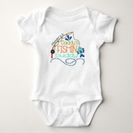 Daddy's Fishing Buddy Personalisiertes Baby Strampler