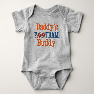 Daddy's Football Buddy Baby Bodysuit Baby Strampler