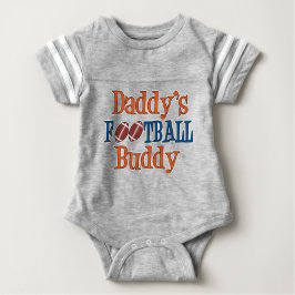 Daddy's Football Buddy Baby Bodysuit Baby Strampler