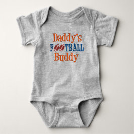 Daddy's Football Buddy Baby Bodysuit Strampler