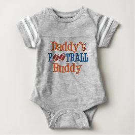 Daddy's Football Buddy Baby Bodysuit Strampler