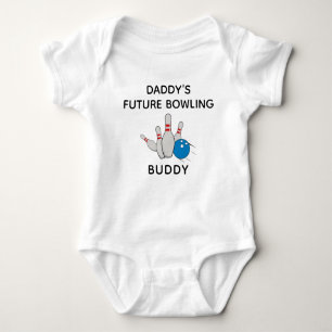 Daddy's Future Bowling Buddy - Niedlicher Bowling Baby Strampler
