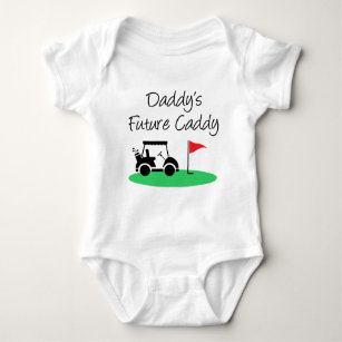 Daddy's Future Caddy Golf Baby Strampler
