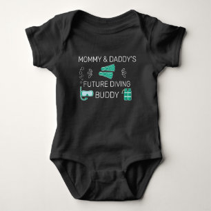 Daddy's Future Diving Buddy - Scuba Baby Strampler
