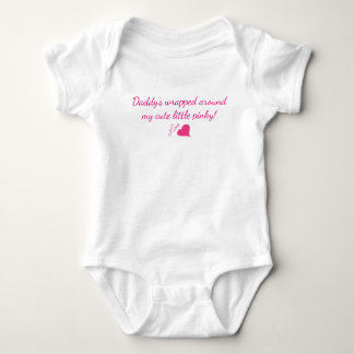 Daddy's Girl 3-Schnappschuss Schnellwechseloutfit Baby Strampler