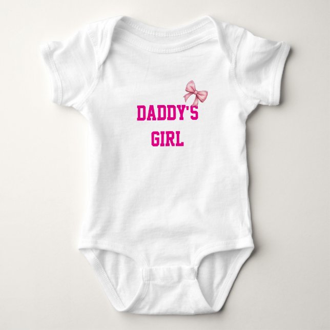 Daddy's Girl Baby Outfit Baby Strampler (Vorderseite)