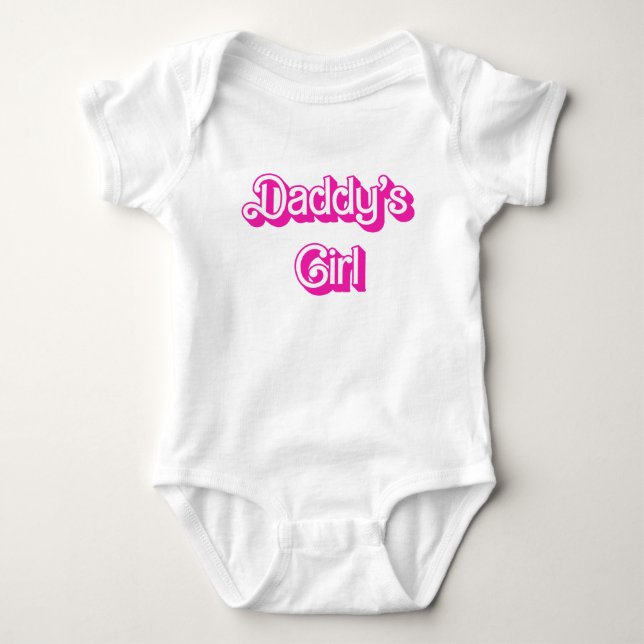 Daddy's Girl Baby Strampler (Vorderseite)