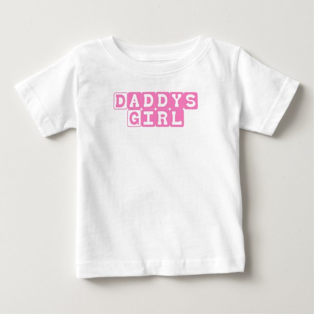 Daddys Girl Baby T-shirt (Vorderseite)