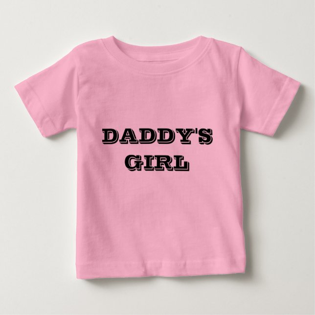 Daddy's Girl, Baby T - Shirt, Pink Baby T-shirt (Vorderseite)