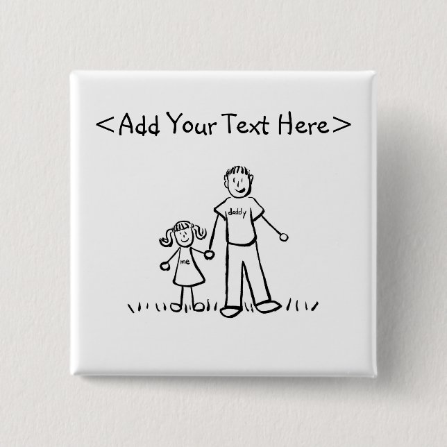 Daddy's Girl Button (Vorderseite)