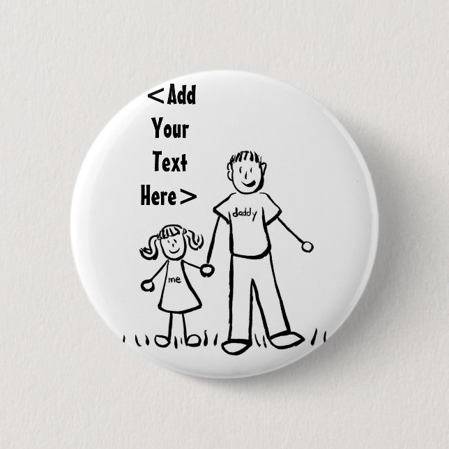 Daddy's Girl Button (Vorderseite)