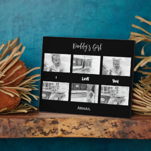 Daddy's Girl I Liebe You Foto Collage Plaque Fotoplatte