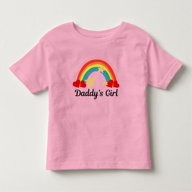 Daddy's Girl Kleinkind T-shirt (Vorderseite)