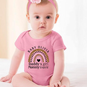 Daddy's Girl Mommy's World  Mommy Baby Strampler