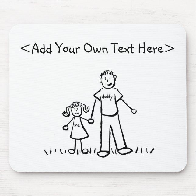 Daddy's Girl Mousepad (Vorne)