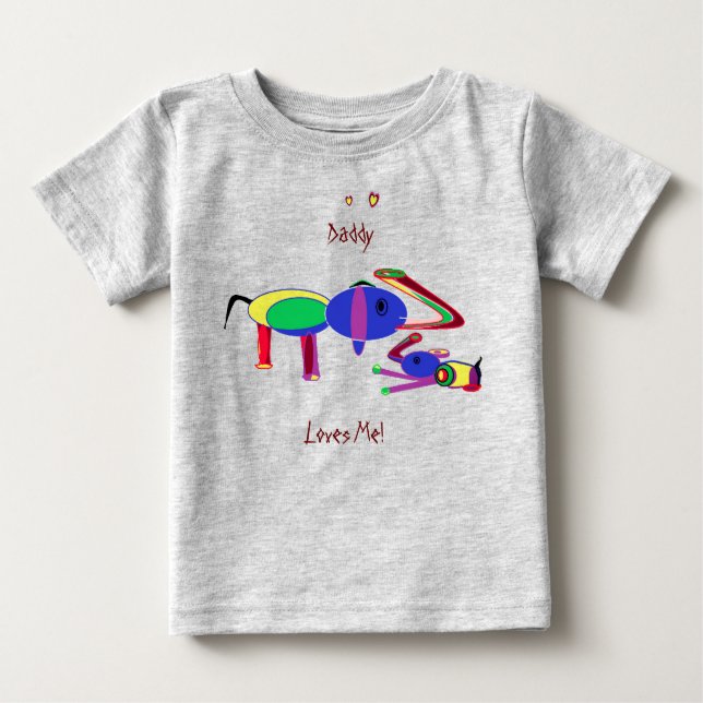 Daddy's Girl (oder Boy) - T - Shirt (Vorderseite)