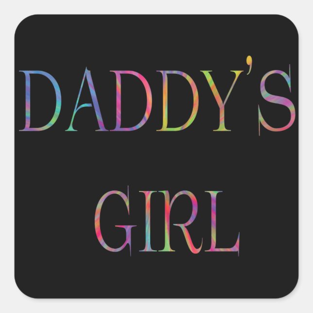 Daddy's Girl Sticker (Vorderseite)
