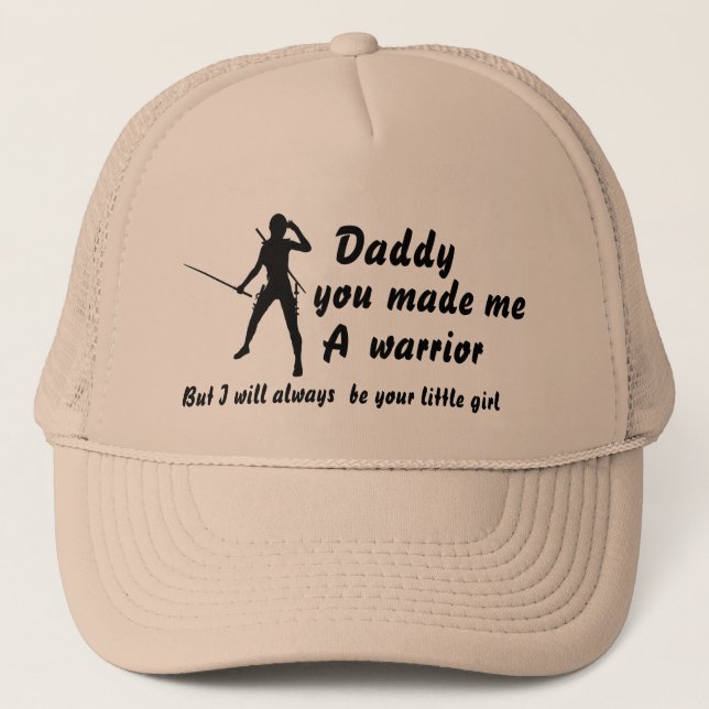 Daddy's Girl Trucker Hat Truckerkappe (Vorderseite)