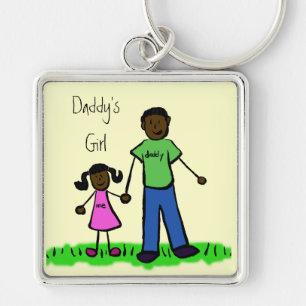 Daddy's Girl Zeichnend Schlüsselanhänger