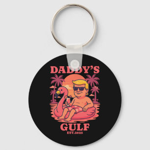 Daddys Golf 2025 Lustiger Daddy Trump Daddys Retro Schlüsselanhänger