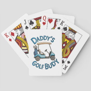 Daddys Golf Buddy Golfen am Vatertag Papa Spielkarten