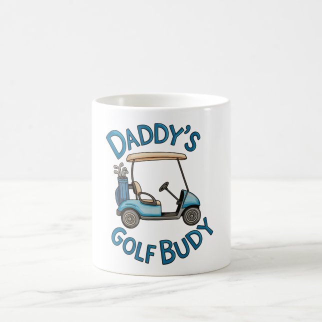 Daddys Golf Buddy Golfing zum Vatertag Dad Kaffeetasse (Mittel)