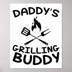 Daddy's Grill Buddy - Kids Grillen Poster