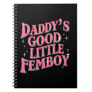 Daddys guter kleiner Femboy LGBT Gay Pride Femboy Notizblock