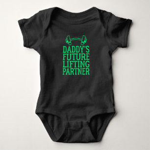 Daddy's Gym Baby Grow Funny Workout Geschenke Strampler