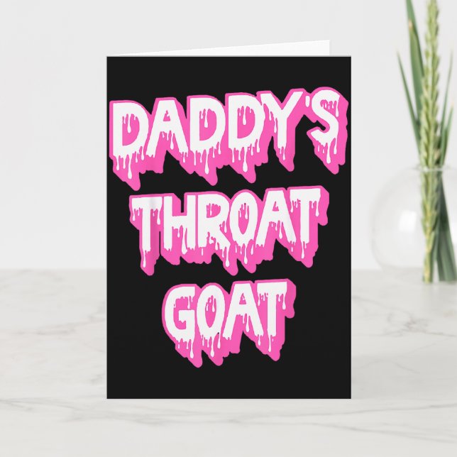 Daddy's Halsziege Nk  Karte (Vorderseite)