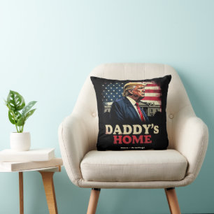 Daddy's Home 2025 Eine patriotische und lustige Be Kissen
