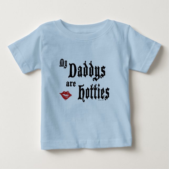 Daddys Hotties Baby T-shirt (Vorderseite)