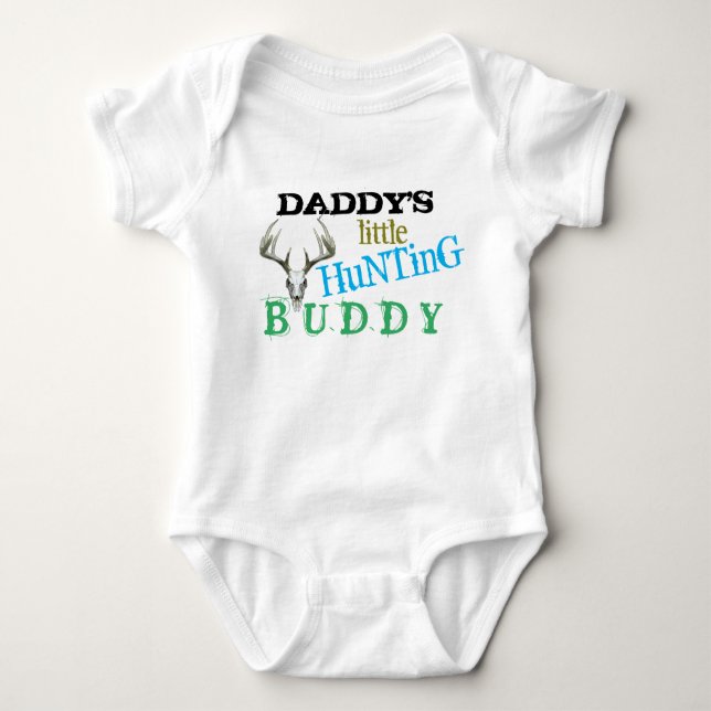 Daddys Hunting Buddy Baby Strampler (Vorderseite)