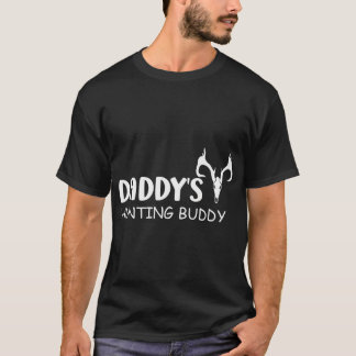 Daddy's Hunting Buddy Funny Boy Girl Toddler T-Shirt