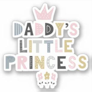 Daddys kleine Prinzessin Aufkleber