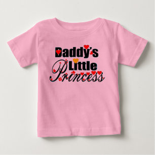 ❤✔Daddys kleine Prinzessin fab atembar Rüsche Baby T-shirt
