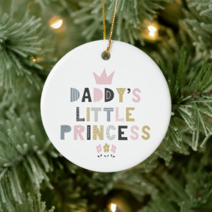 Daddys kleine Prinzessin Keramik Ornament